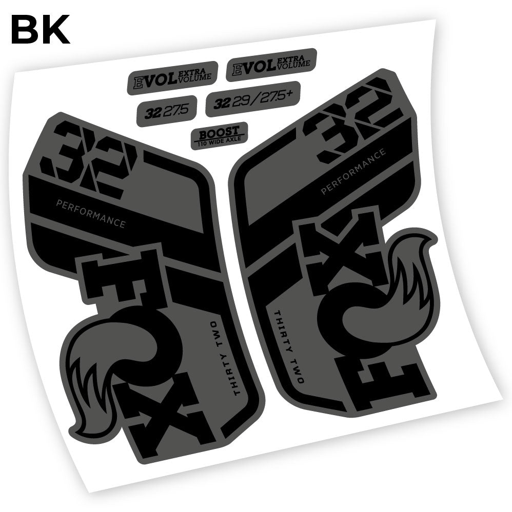 Stickers Fox Performance 2021 compatibles Autocollants fourche