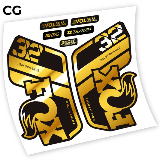 Stickers Fox Performance 2021 compatibles Autocollants fourche