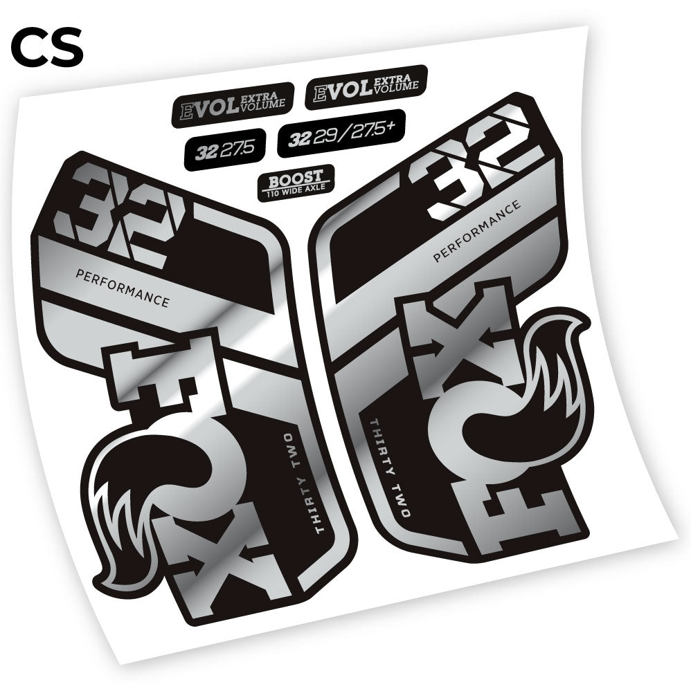 Stickers Fox Performance 2021 compatibles Autocollants fourche