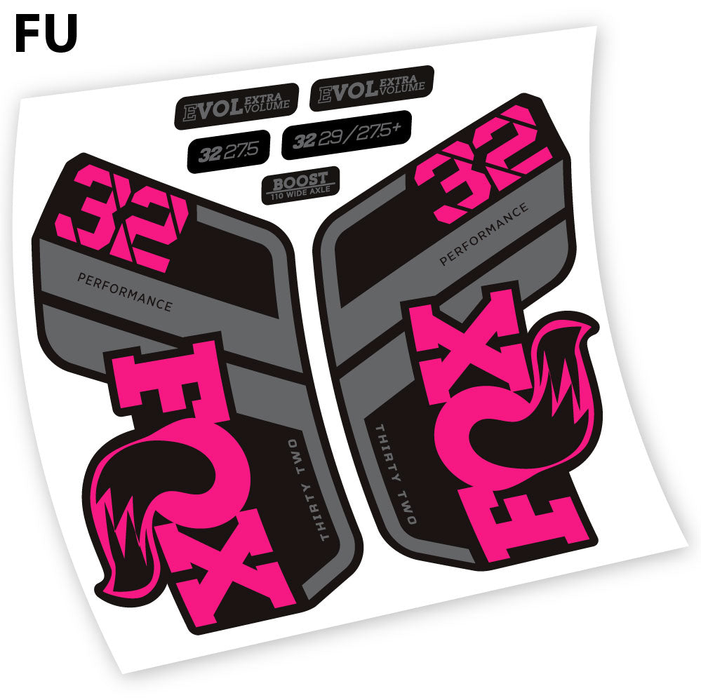Stickers Fox Performance 2021 compatibles Autocollants fourche