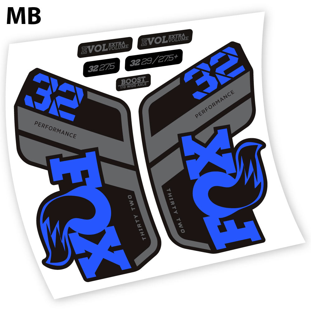 Stickers Fox Performance 2021 compatibles Autocollants fourche
