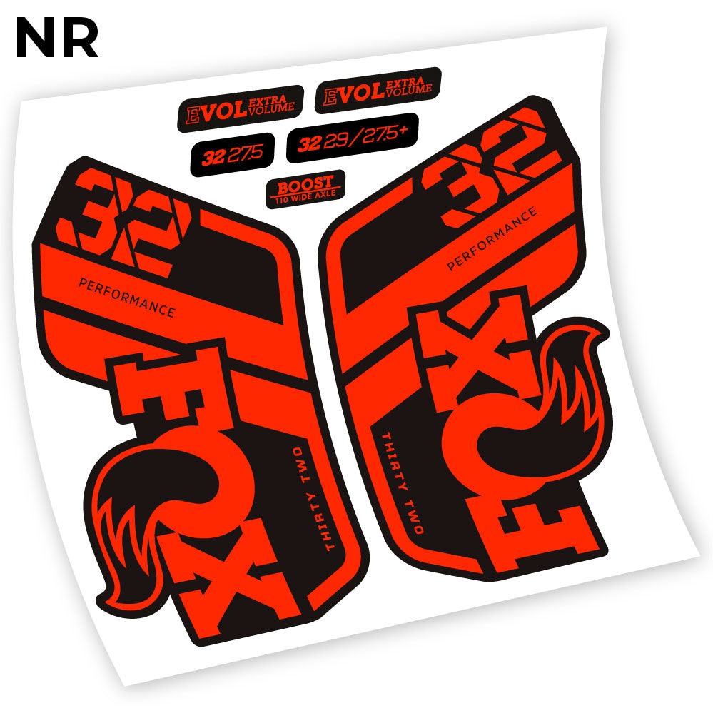 Stickers Fox Performance 2021 compatibles Autocollants fourche