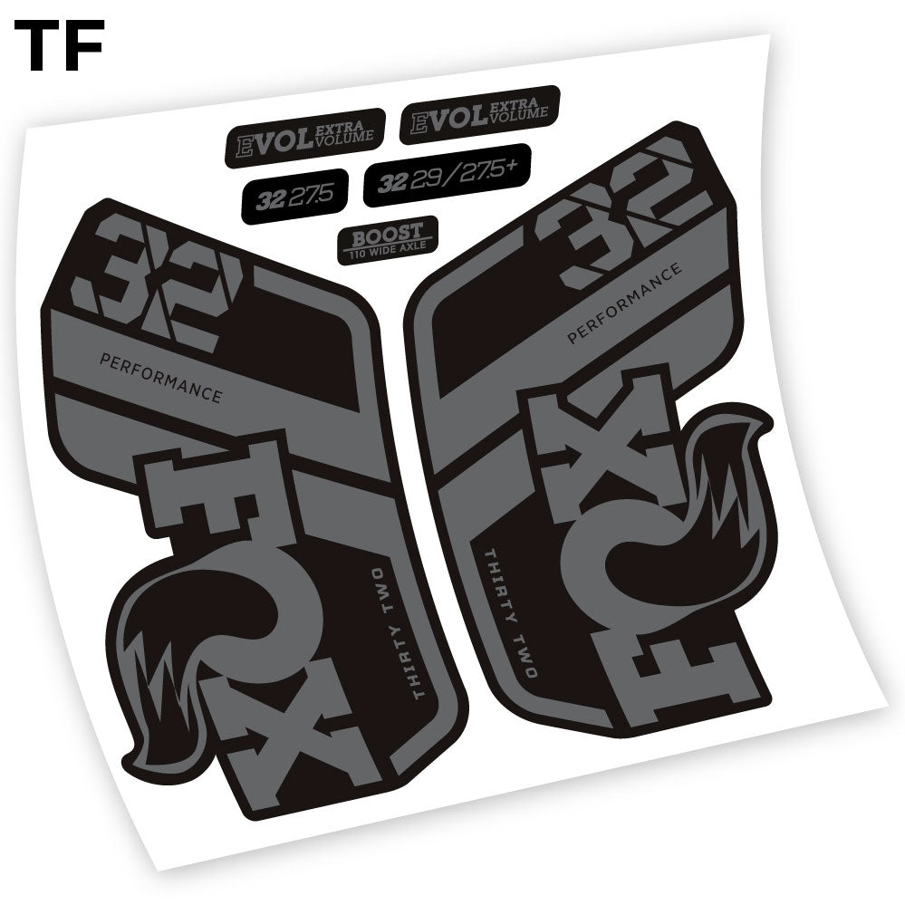 Stickers Fox Performance 2021 compatibles Autocollants fourche