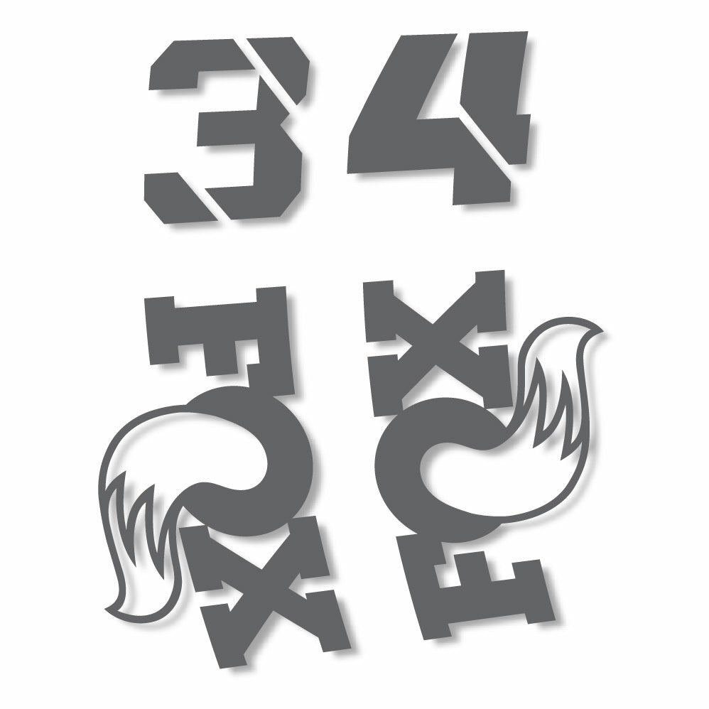 Stickers Fox 34 compatibles Autocollants fourche VTT 29"