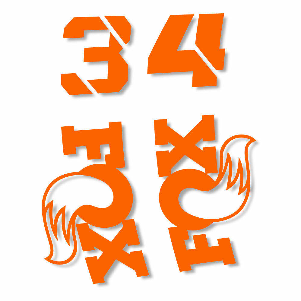 Stickers Fox 34 compatibles Autocollants fourche VTT 29"