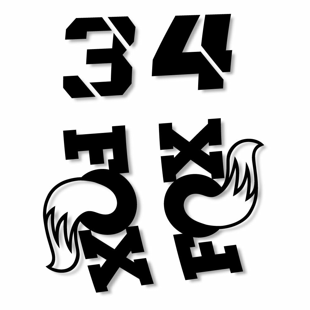 Stickers Fox 34 compatibles Autocollants fourche VTT 29"