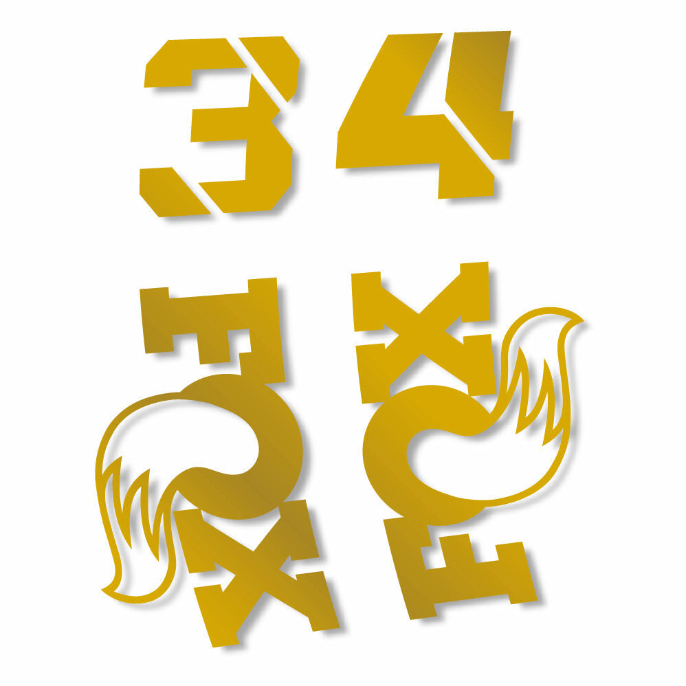 Stickers Fox 34 compatibles Autocollants fourche VTT 29"