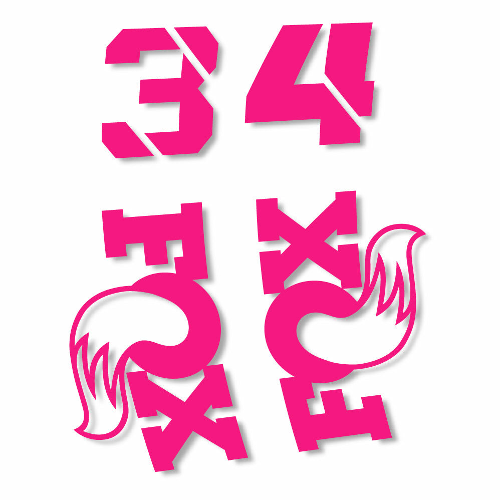Stickers Fox 34 compatibles Autocollants fourche VTT 29"