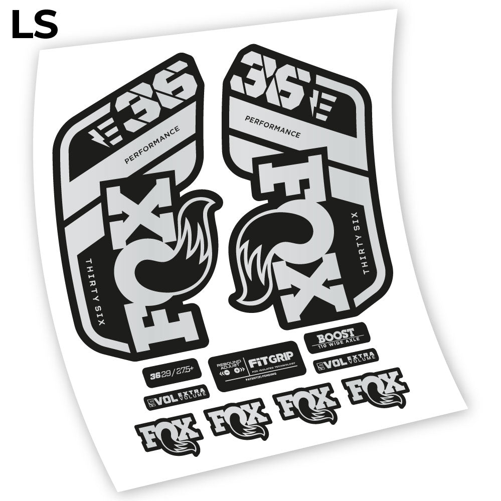 Stickers Fox 36 E 2021 compatibles Autocollants fourche VTT