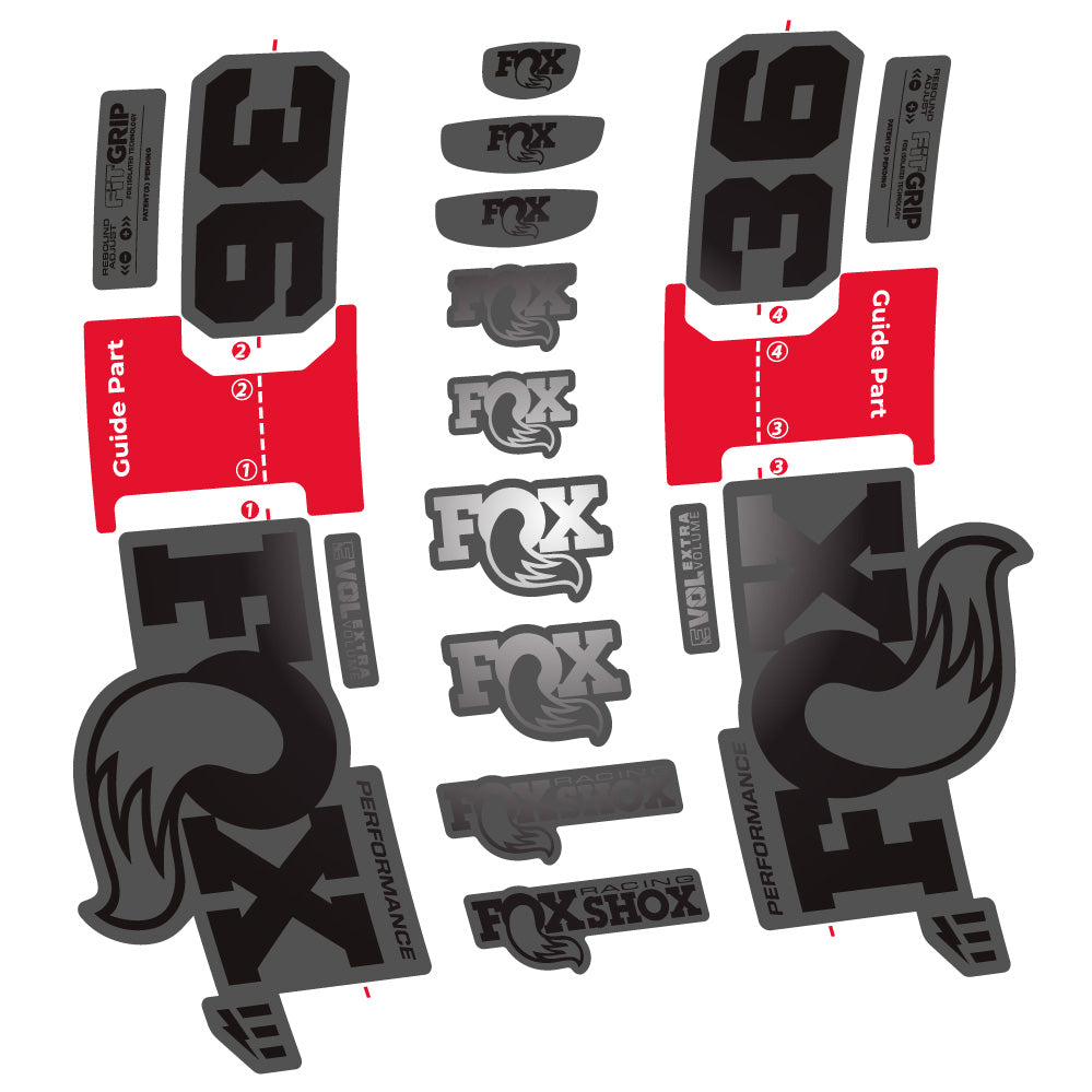 Stickers Fox 36 Performance EOptimized compatibles Autocollants fourche VTT 29"