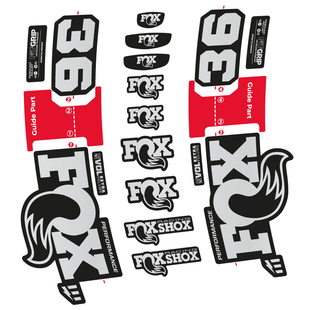Stickers Fox 36 Performance EOptimized compatibles Autocollants fourche VTT 29"