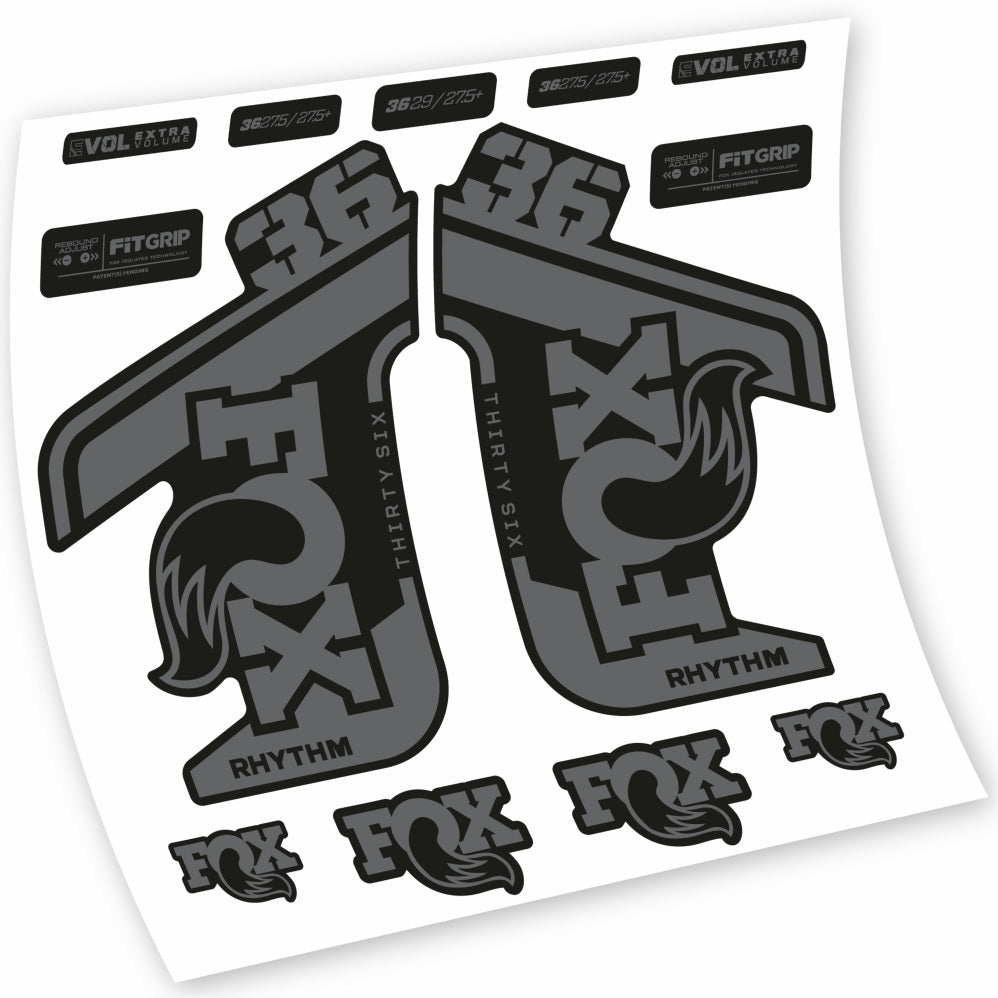 Stickers Fox 36 Rhythm 20212022 compatibles Autocollants fourche VTT 29"