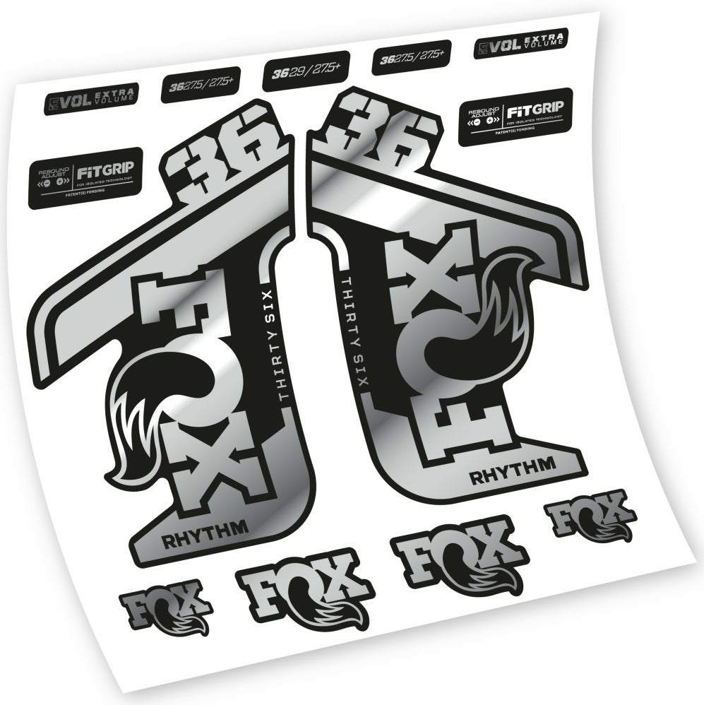 Stickers Fox 36 Rhythm 20212022 compatibles Autocollants fourche VTT 29"