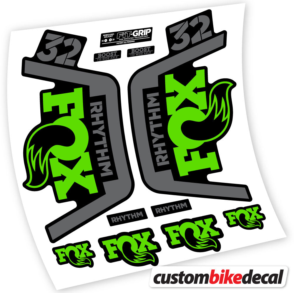 Stickers Vinyl with Fox 32 Rhythm 2019 Durable Custom Stickers Autocollants fourche