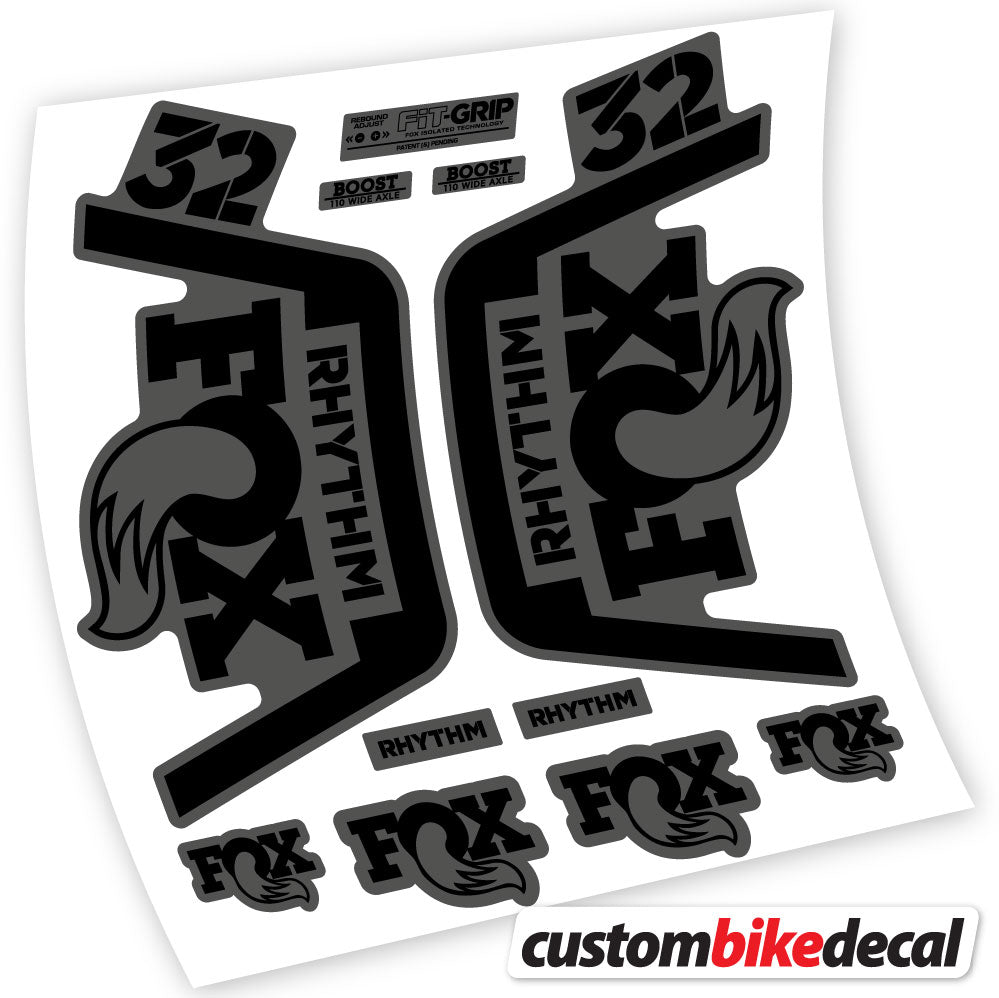 Stickers Vinyl with Fox 32 Rhythm 2019 Durable Custom Stickers Autocollants fourche