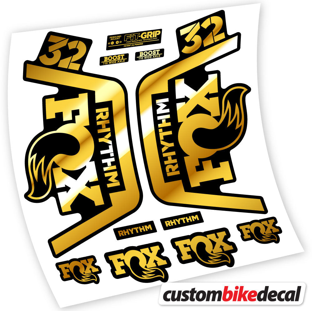 Stickers Vinyl with Fox 32 Rhythm 2019 Durable Custom Stickers Autocollants fourche