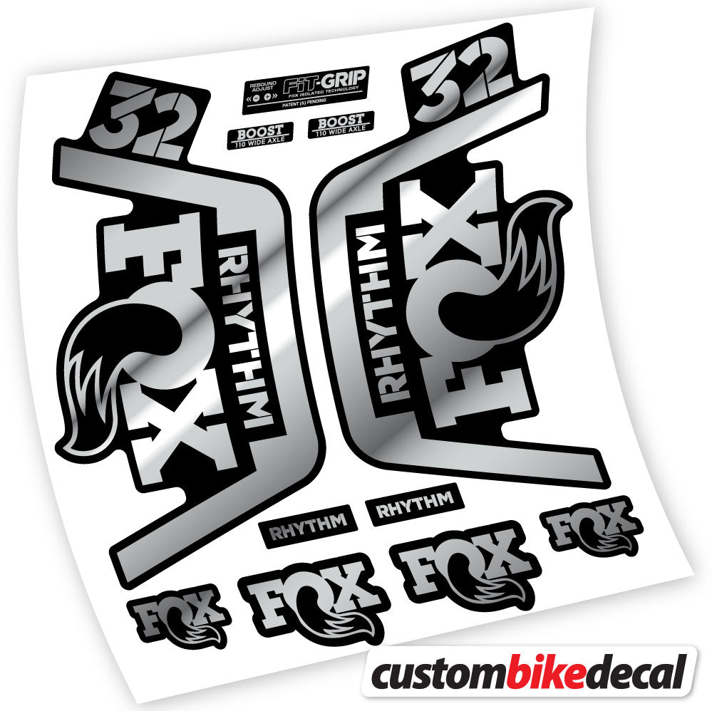 Stickers Vinyl with Fox 32 Rhythm 2019 Durable Custom Stickers Autocollants fourche
