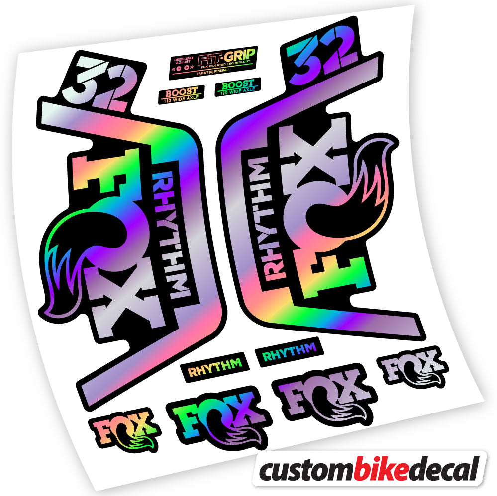 Stickers Vinyl with Fox 32 Rhythm 2019 Durable Custom Stickers Autocollants fourche