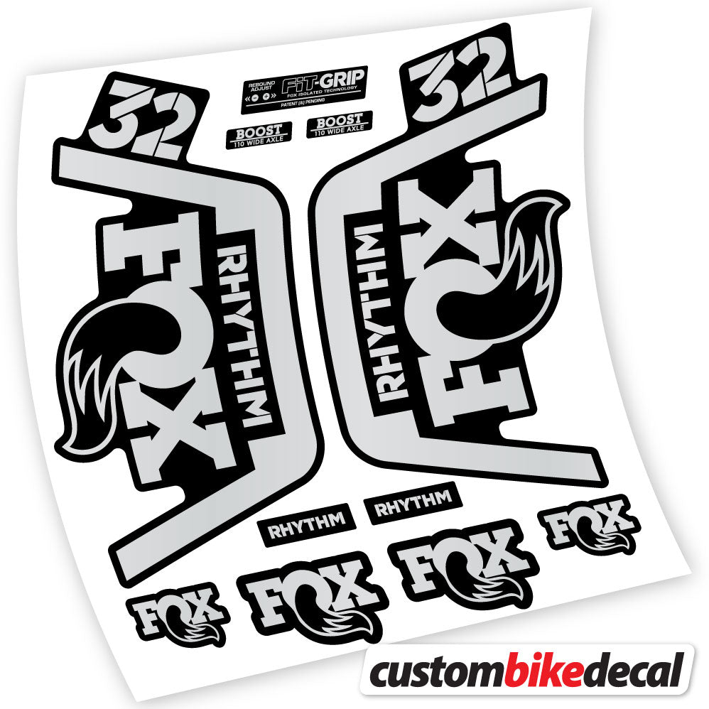 Stickers Vinyl with Fox 32 Rhythm 2019 Durable Custom Stickers Autocollants fourche