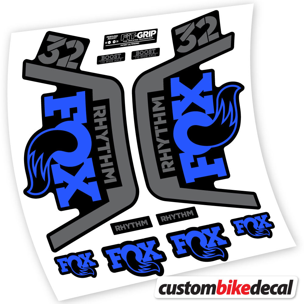 Stickers Vinyl with Fox 32 Rhythm 2019 Durable Custom Stickers Autocollants fourche