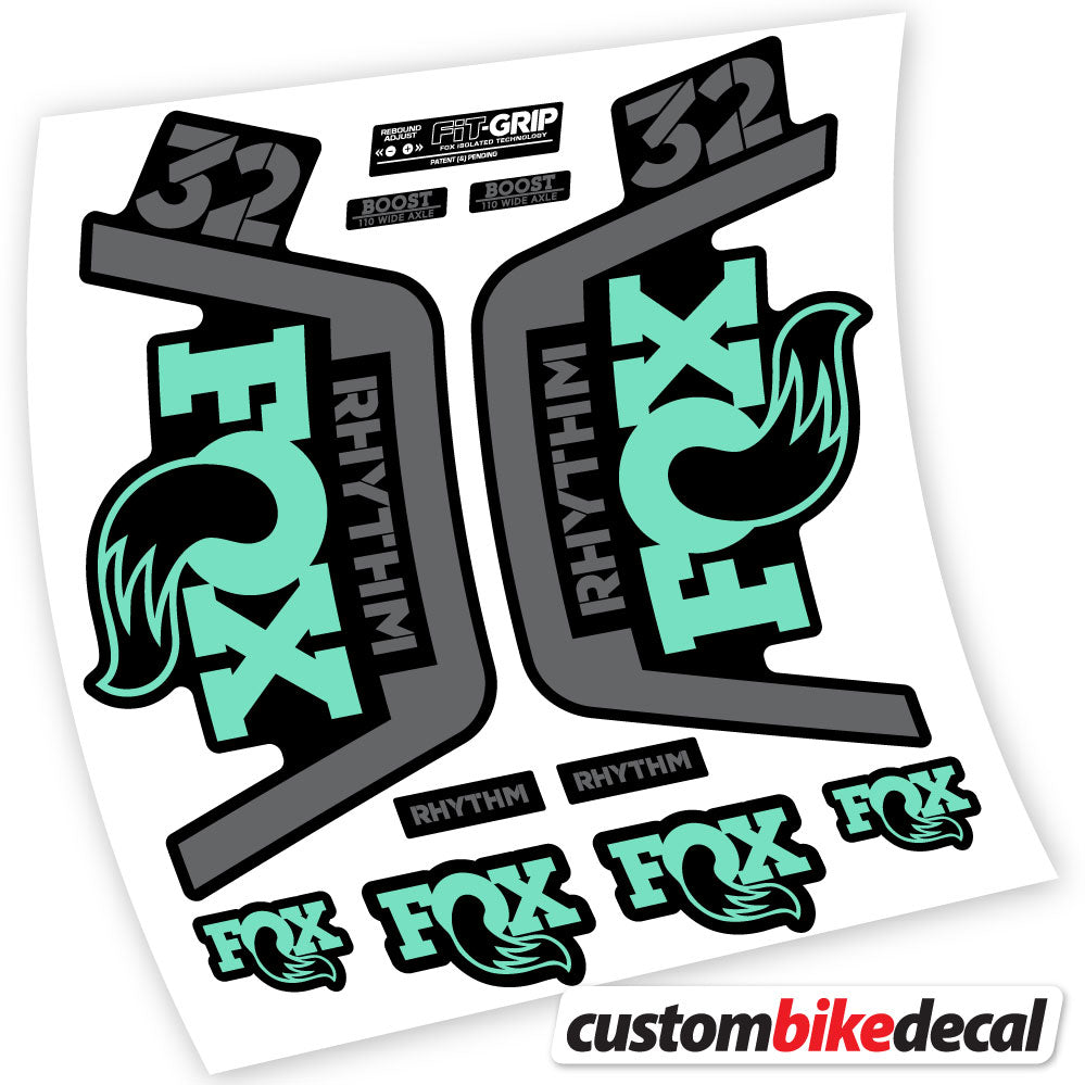 Stickers Vinyl with Fox 32 Rhythm 2019 Durable Custom Stickers Autocollants fourche