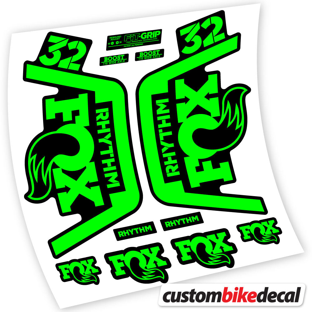 Stickers Vinyl with Fox 32 Rhythm 2019 Durable Custom Stickers Autocollants fourche