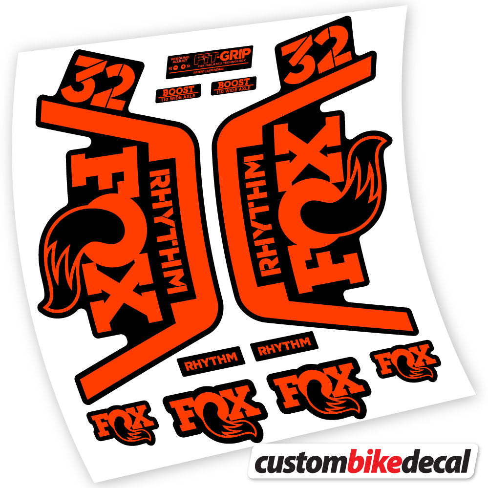 Stickers Vinyl with Fox 32 Rhythm 2019 Durable Custom Stickers Autocollants fourche