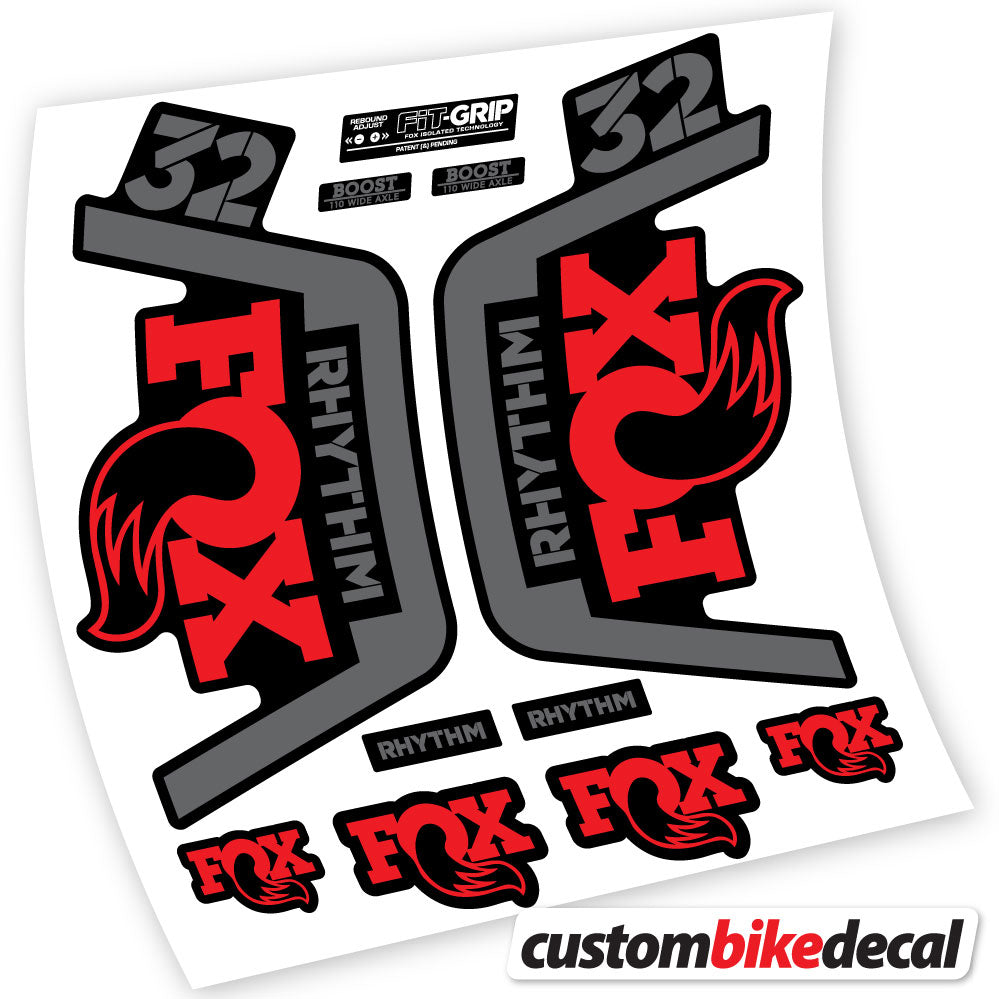 Stickers Vinyl with Fox 32 Rhythm 2019 Durable Custom Stickers Autocollants fourche