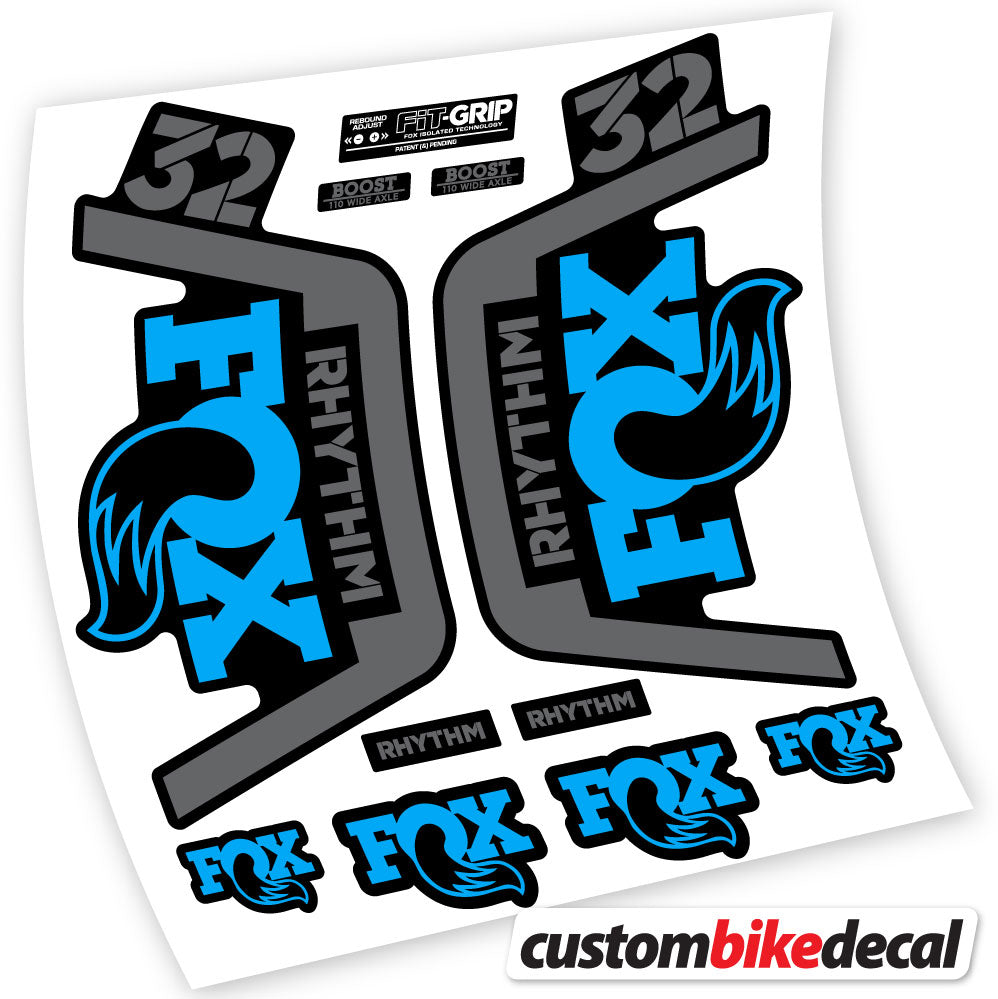 Stickers Vinyl with Fox 32 Rhythm 2019 Durable Custom Stickers Autocollants fourche