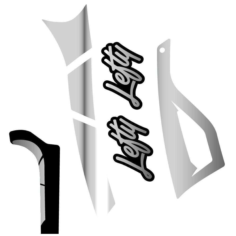 Stickers Cannondale Lefty 8 compatibles Autocollants fourche 29"