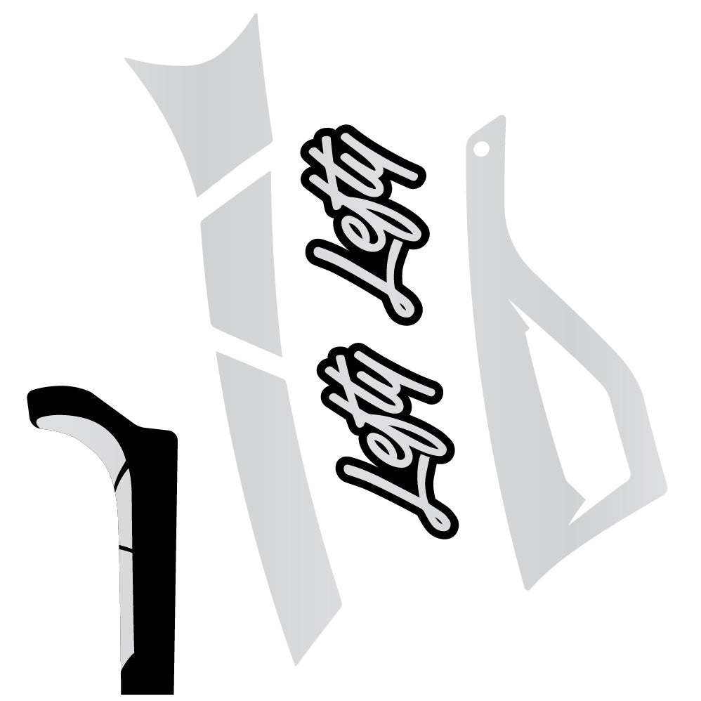Stickers Cannondale Lefty 8 compatibles Autocollants fourche 29"