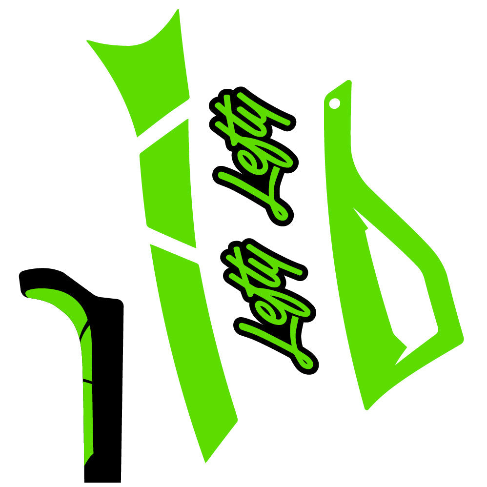 Stickers Cannondale Lefty 8 compatibles Autocollants fourche 29"