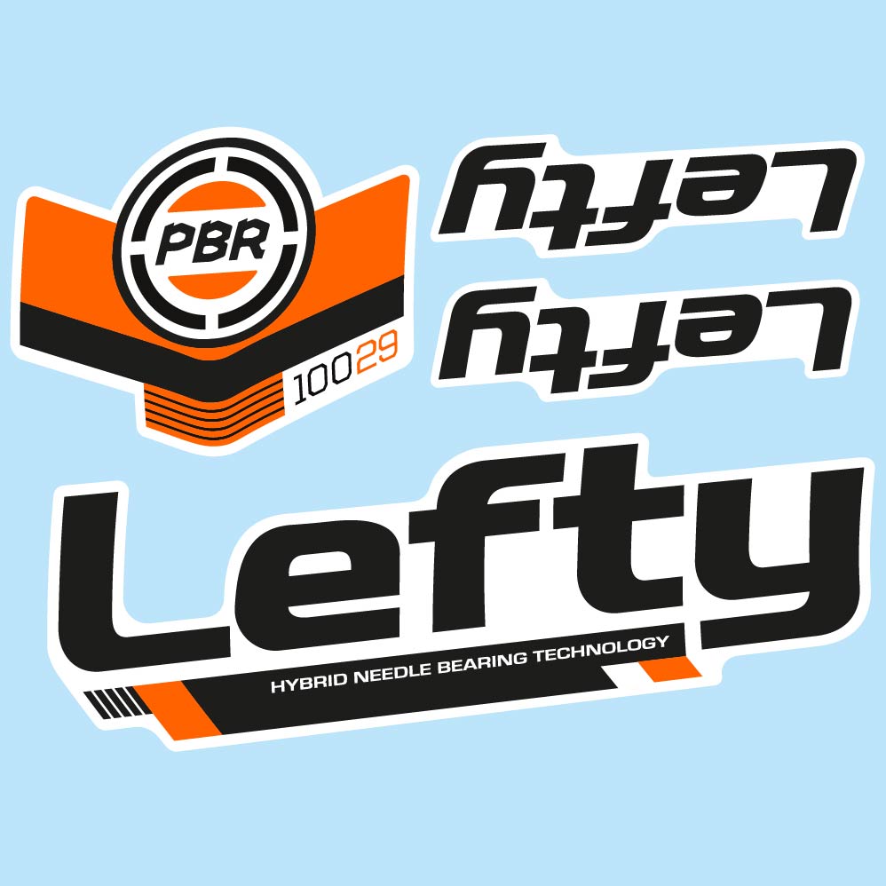 Stickers Cannondale Lefty PBR 100 29 2016 compatibles Autocollants fourche 29"
