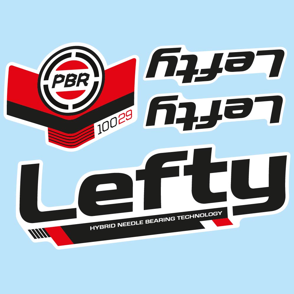 Stickers Cannondale Lefty PBR 100 29 2016 compatibles Autocollants fourche 29"