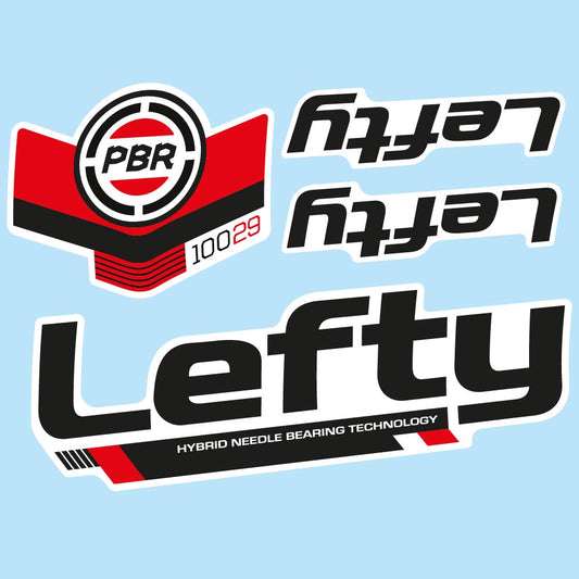 Stickers Cannondale Lefty PBR 100 29 2016 compatibles Autocollants fourche 29"