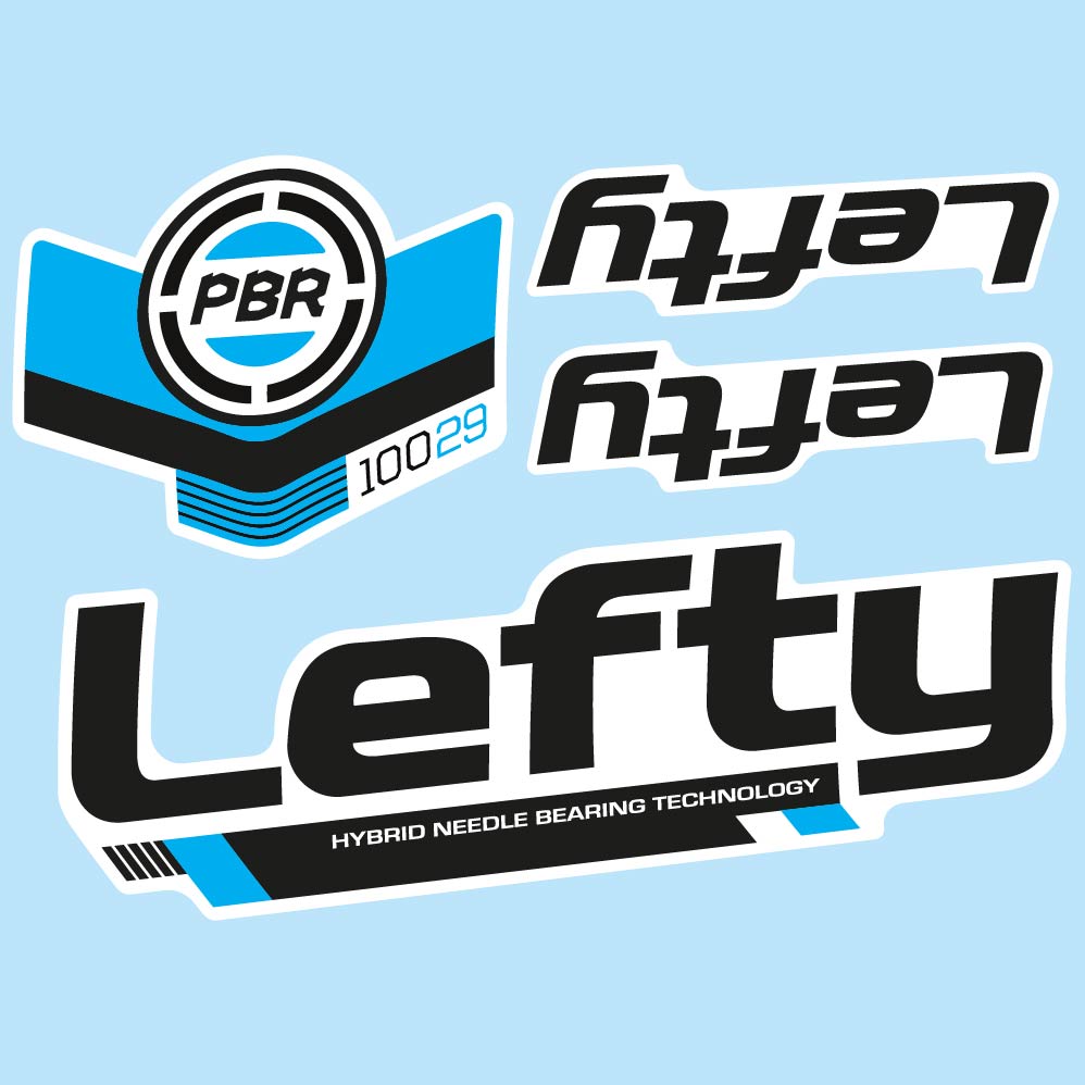 Stickers Cannondale Lefty PBR 100 29 2016 compatibles Autocollants fourche 29"