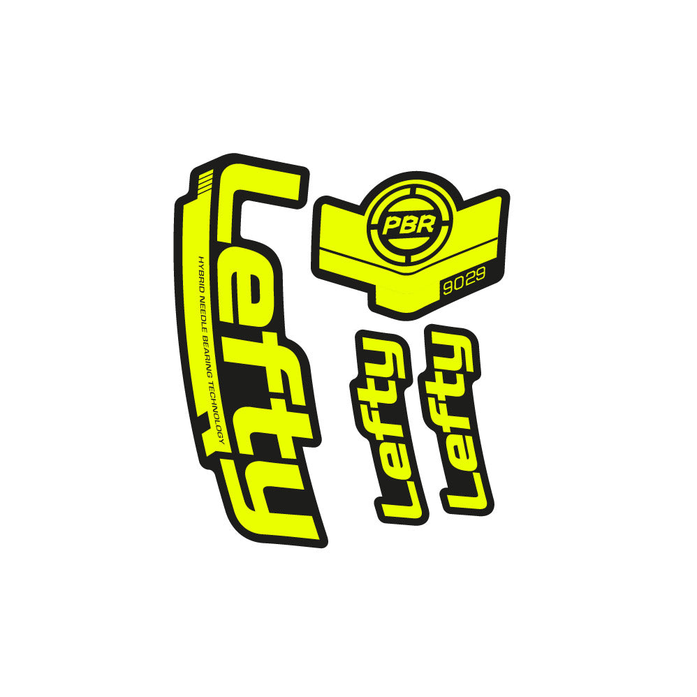 Stickers Lefty PBR 90 29 2016 compatibles - Autocollants fourche VTT