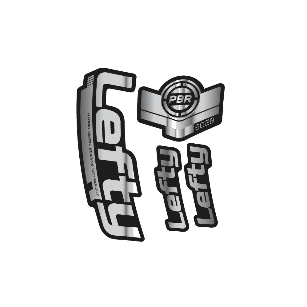 Stickers Lefty PBR 90 29 2016 compatibles - Autocollants fourche VTT
