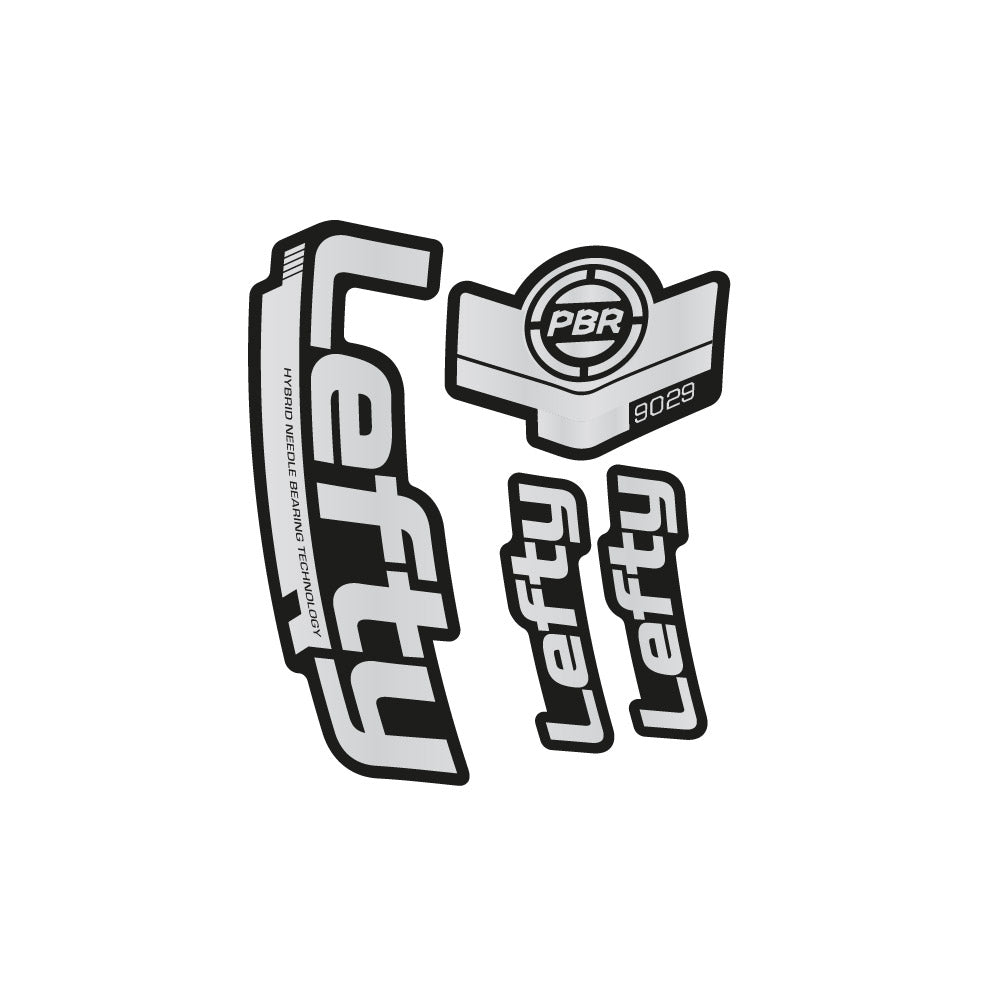 Stickers Lefty PBR 90 29 2016 compatibles - Autocollants fourche VTT