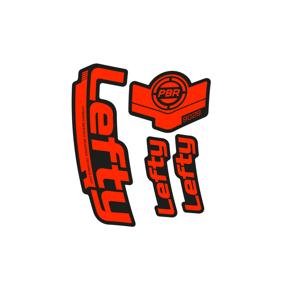 Stickers Lefty PBR 90 29 2016 compatibles Autocollants fourche 29"