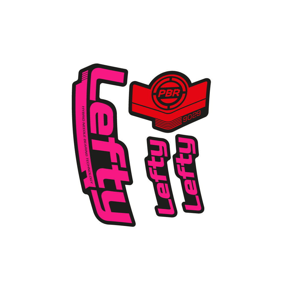 Stickers Lefty PBR 90 29 2016 compatibles Autocollants fourche 29"