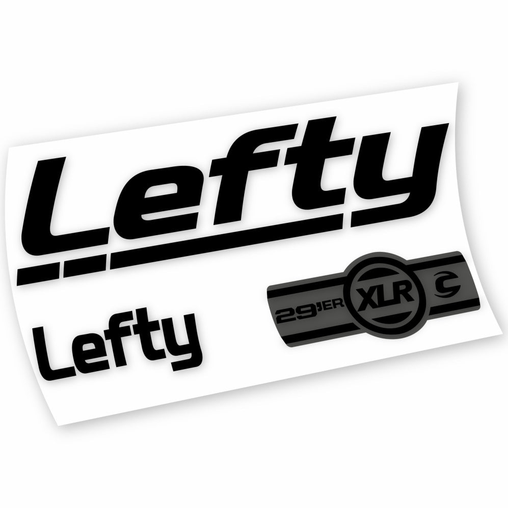 Stickers Lefty XLR compatibles Autocollants fourche 29"