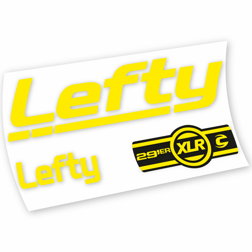 Stickers Lefty XLR compatibles Autocollants fourche 29"