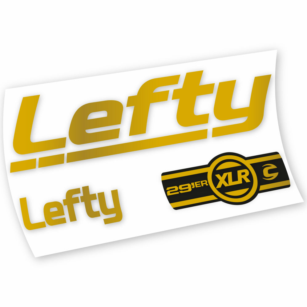 Stickers Lefty XLR compatibles Autocollants fourche 29"