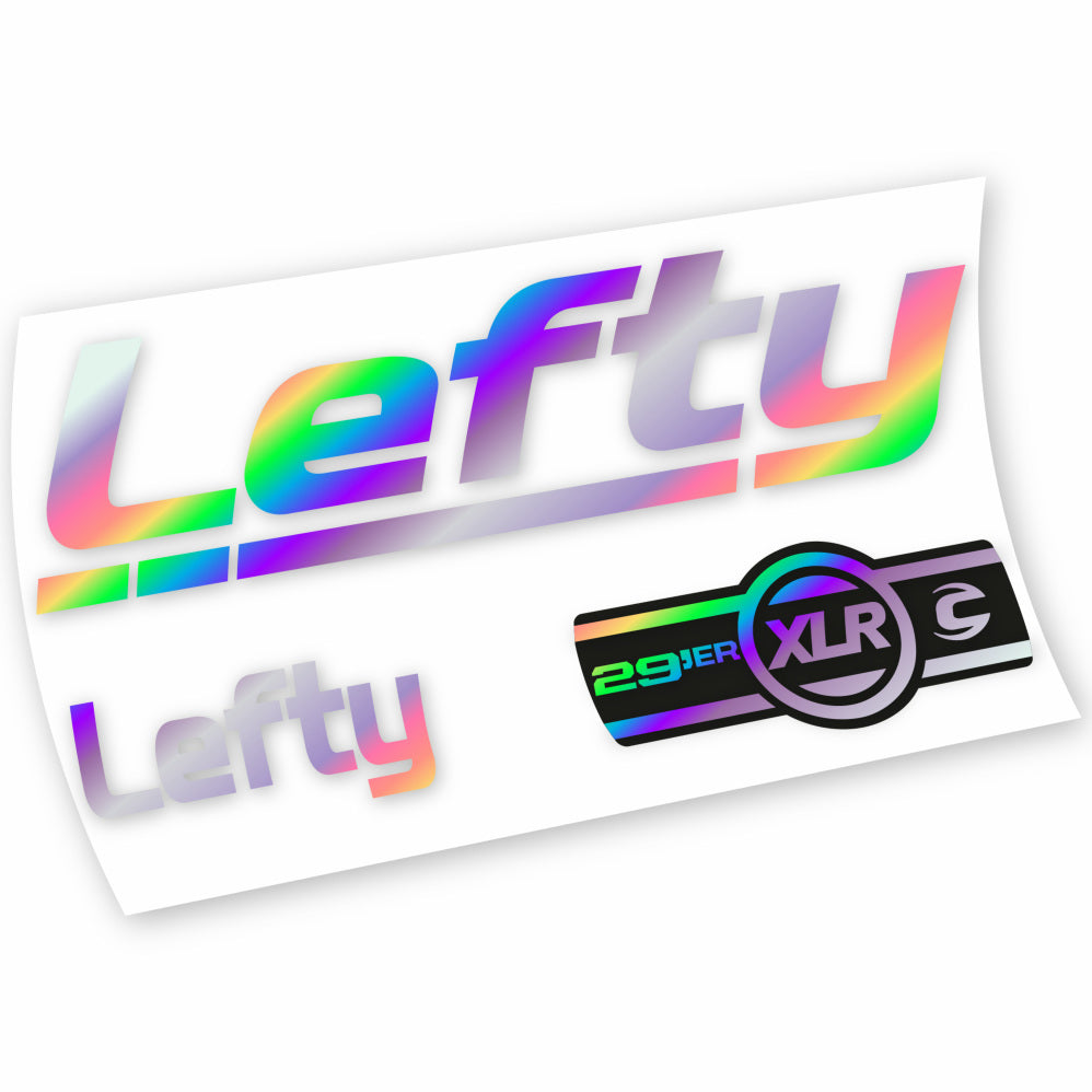 Stickers Lefty XLR compatibles Autocollants fourche 29"
