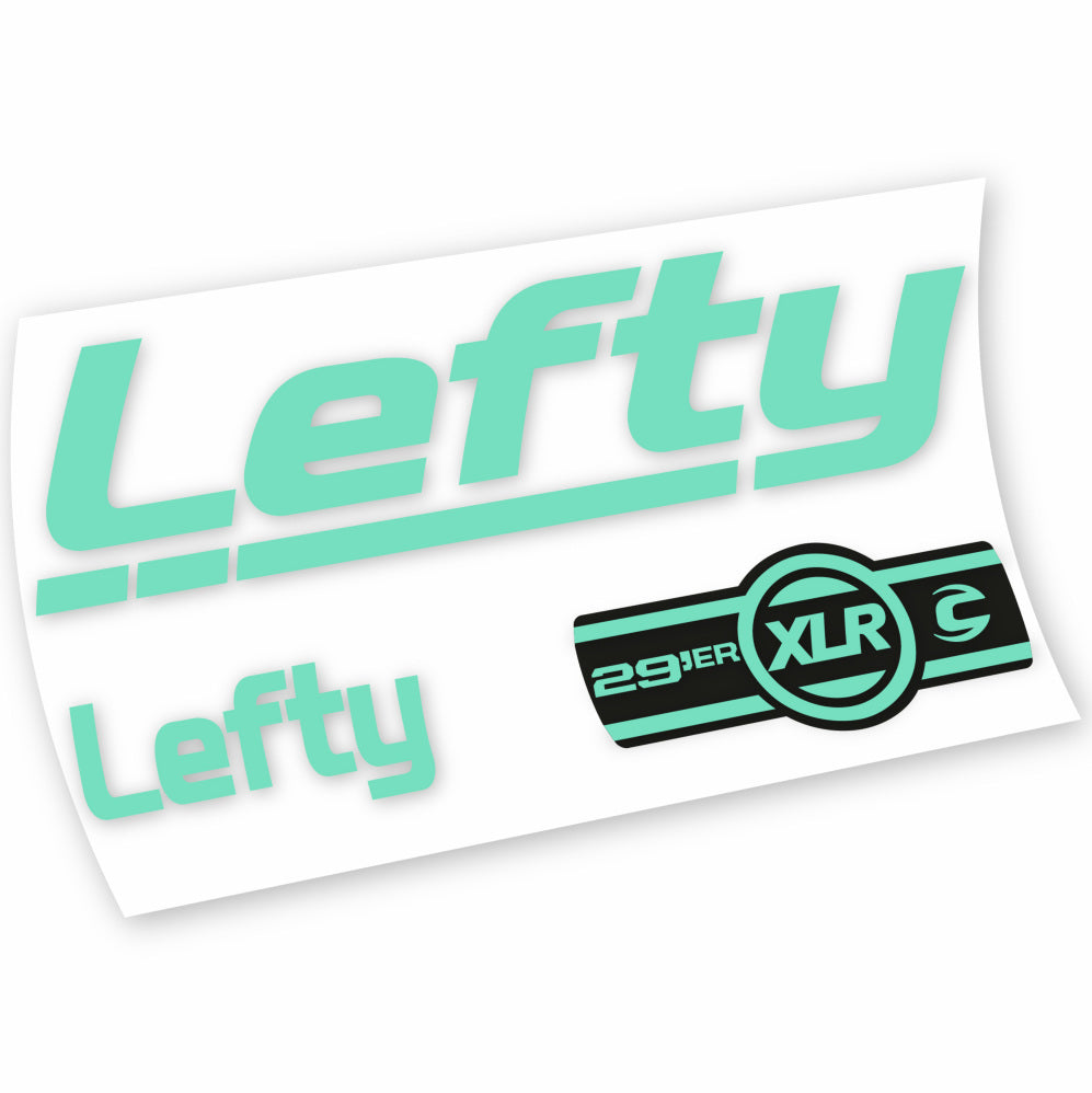 Stickers Lefty XLR compatibles Autocollants fourche 29"