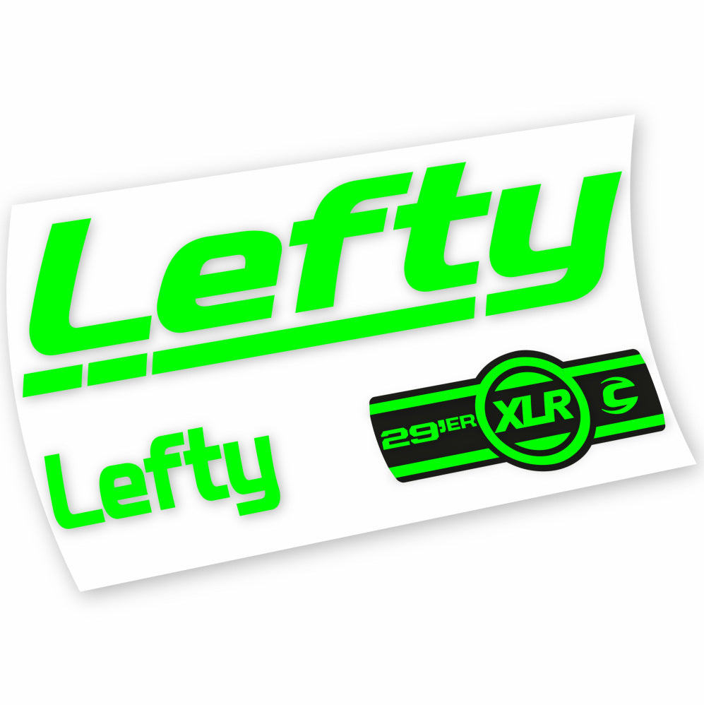 Stickers Lefty XLR compatibles Autocollants fourche 29"