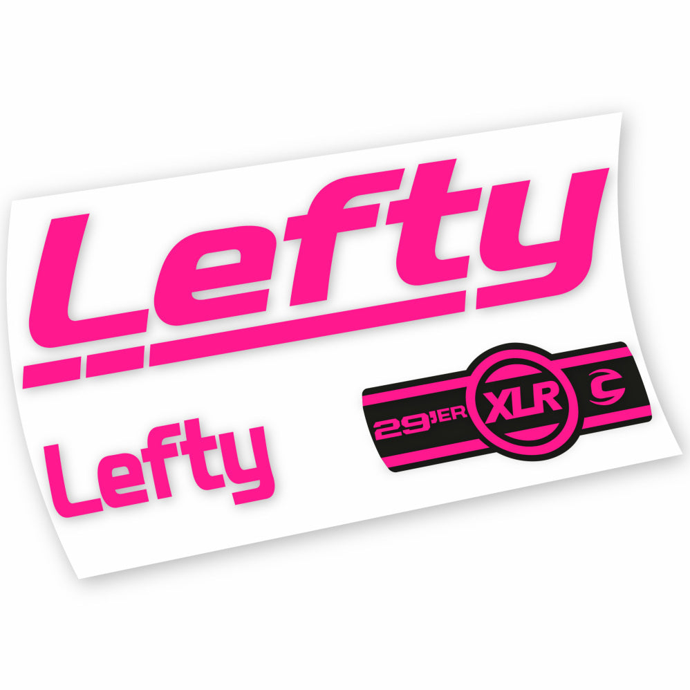 Stickers Lefty XLR compatibles Autocollants fourche 29"