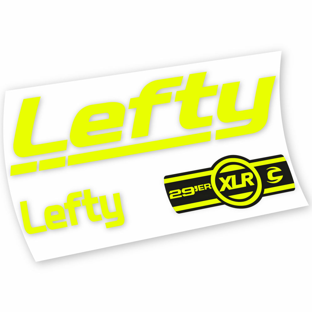Stickers Lefty XLR compatibles Autocollants fourche 29"