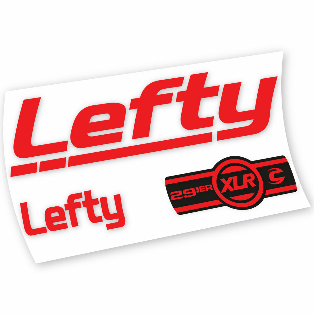 Stickers Lefty XLR compatibles Autocollants fourche 29"